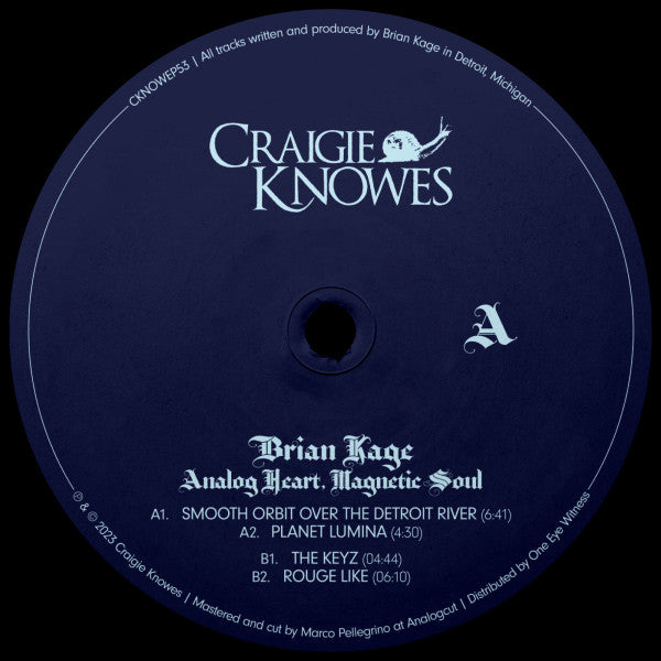 BRIAN KAGE : ANALOG HEART - MAGNETIC SOUL [Craigie Knowes]