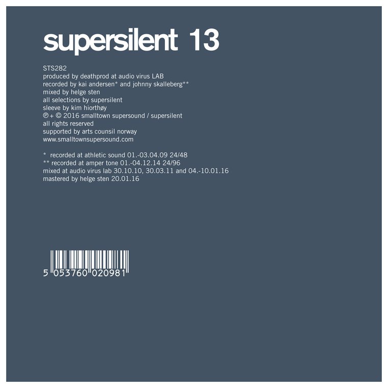 SUPERSILENT : 13 [Smalltown Supersound]